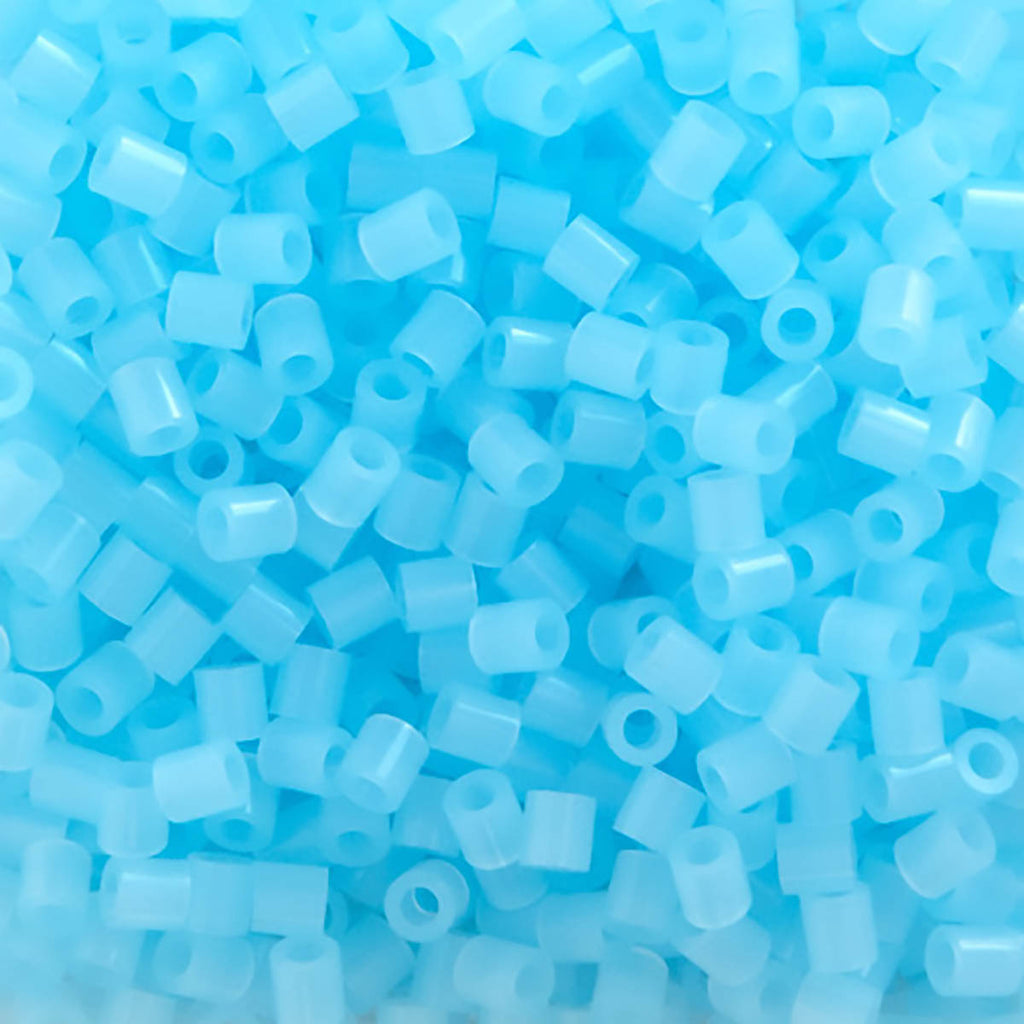 1.000 Perler Beads - Clear Blue