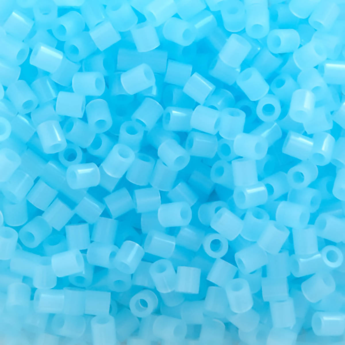1.000 Perler Beads - Clear Blue
