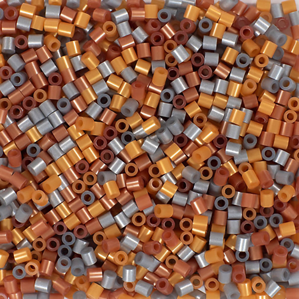 1.000 Perler Beads - Metallic Mix