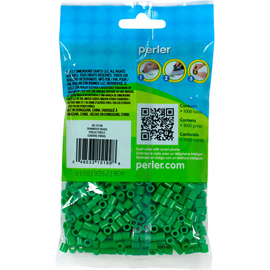 1.000 Perler Beads - Shamrock