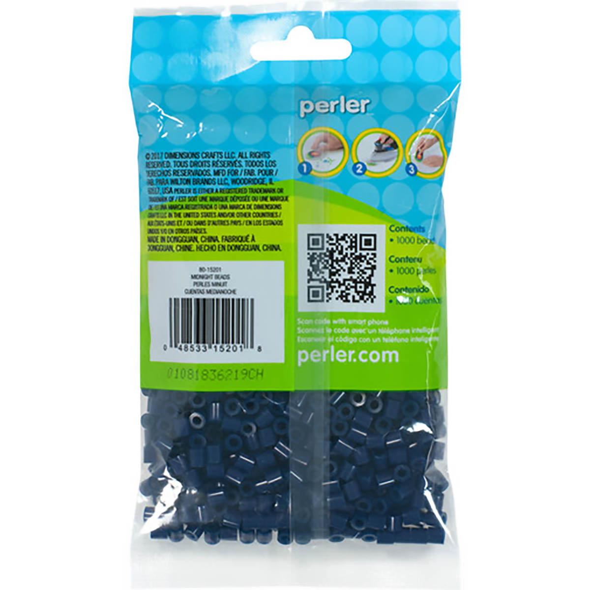 1.000 Perler Beads - Midnight