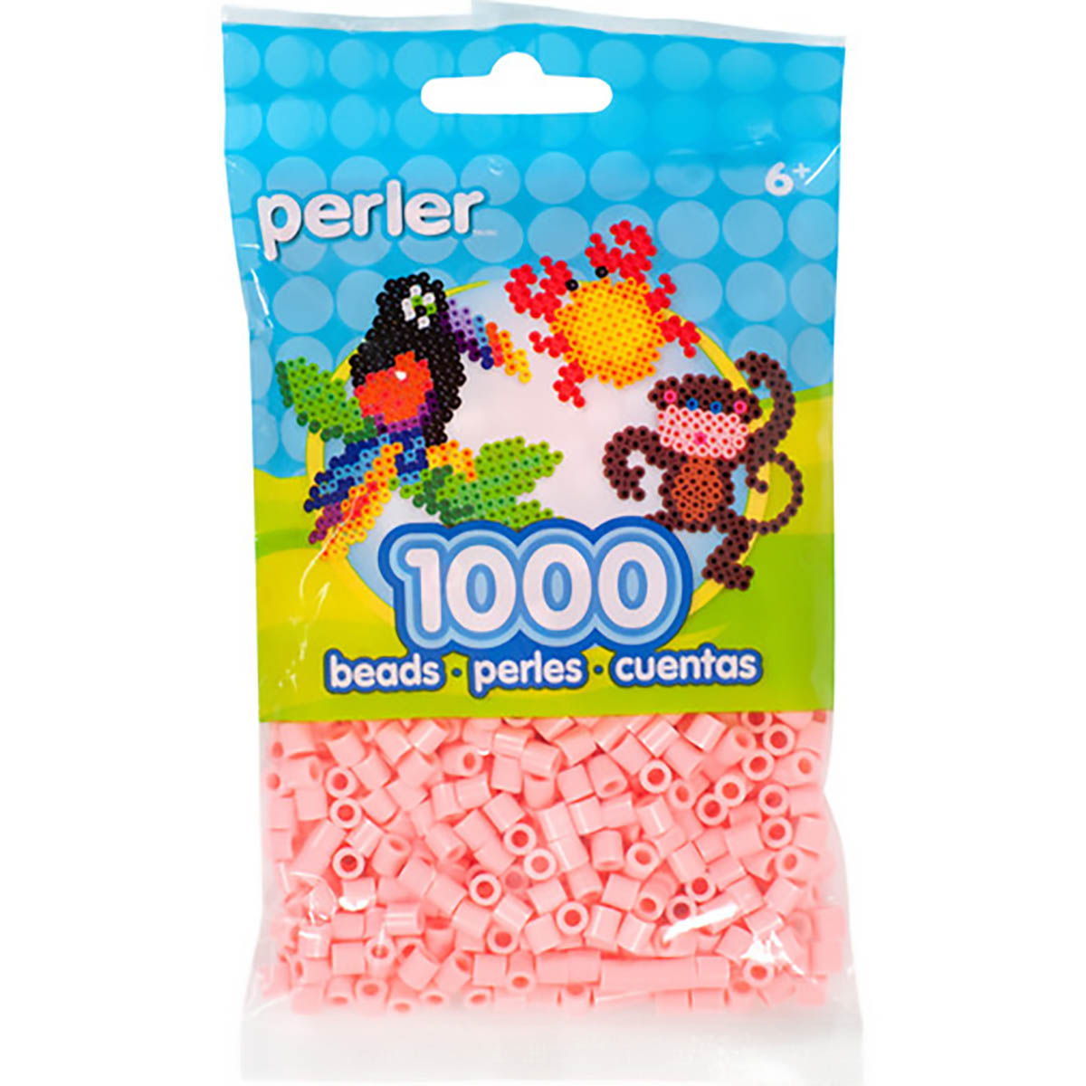 1.000 Perler Beads - Flamingo