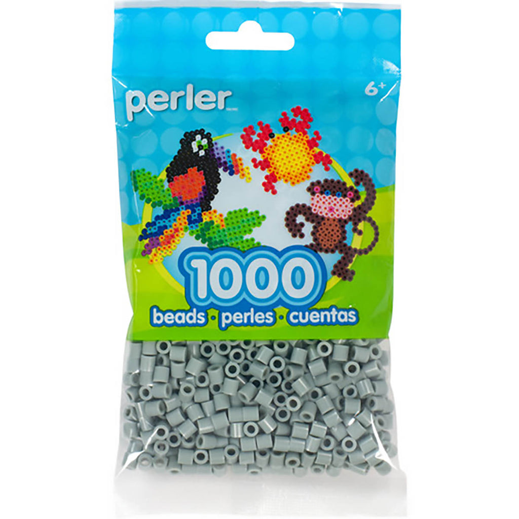 1.000 Perler Beads - Pewter
