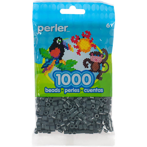 1.000 Perler Beads - Charcoal