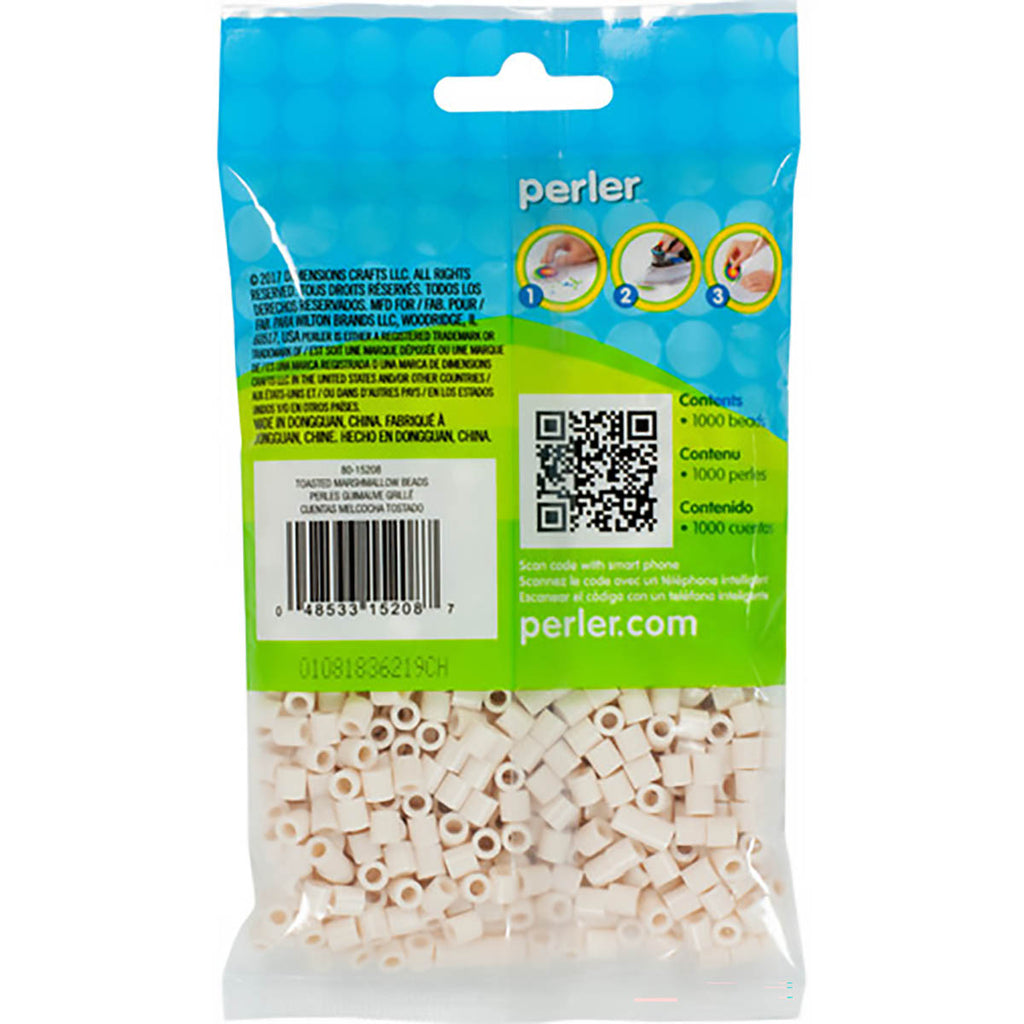 1.000 Perler Beads - Toasted Marshmallow