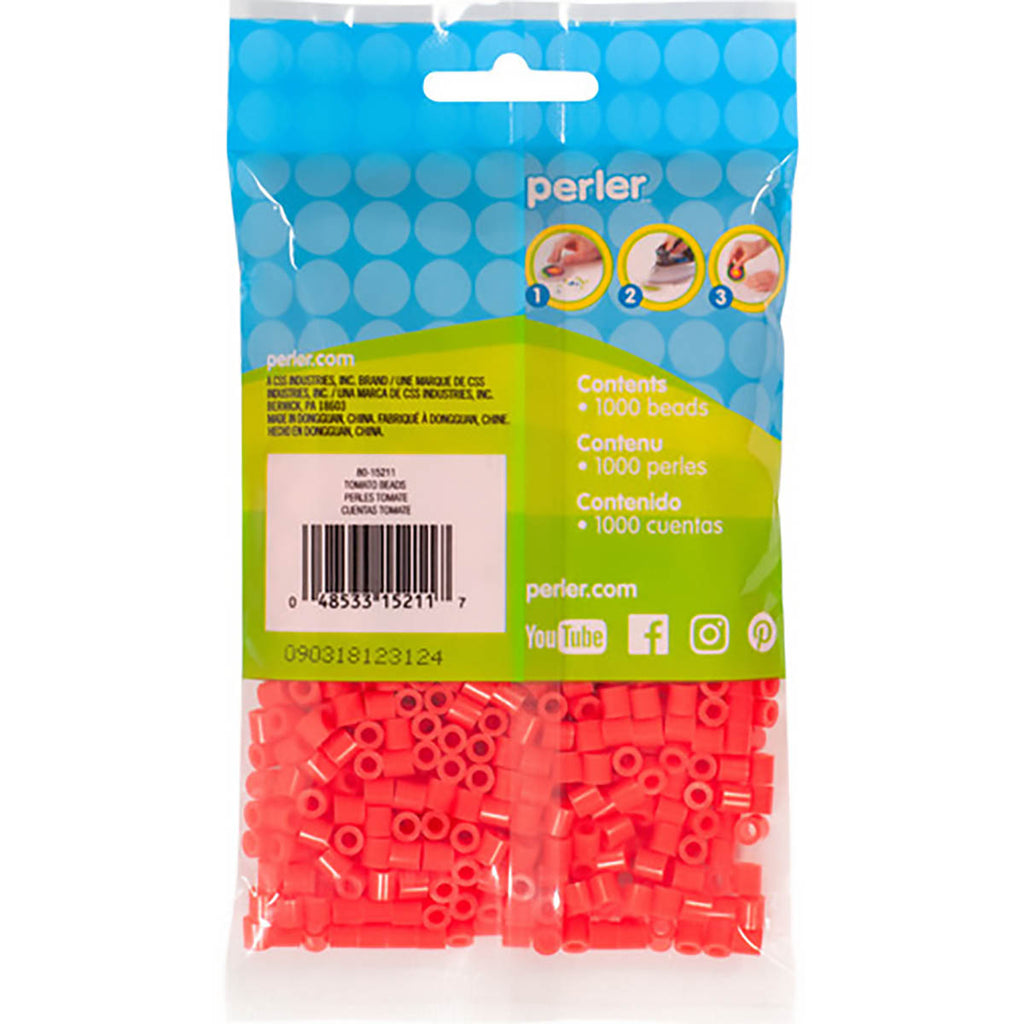 1.000 Perler Beads - Tomato