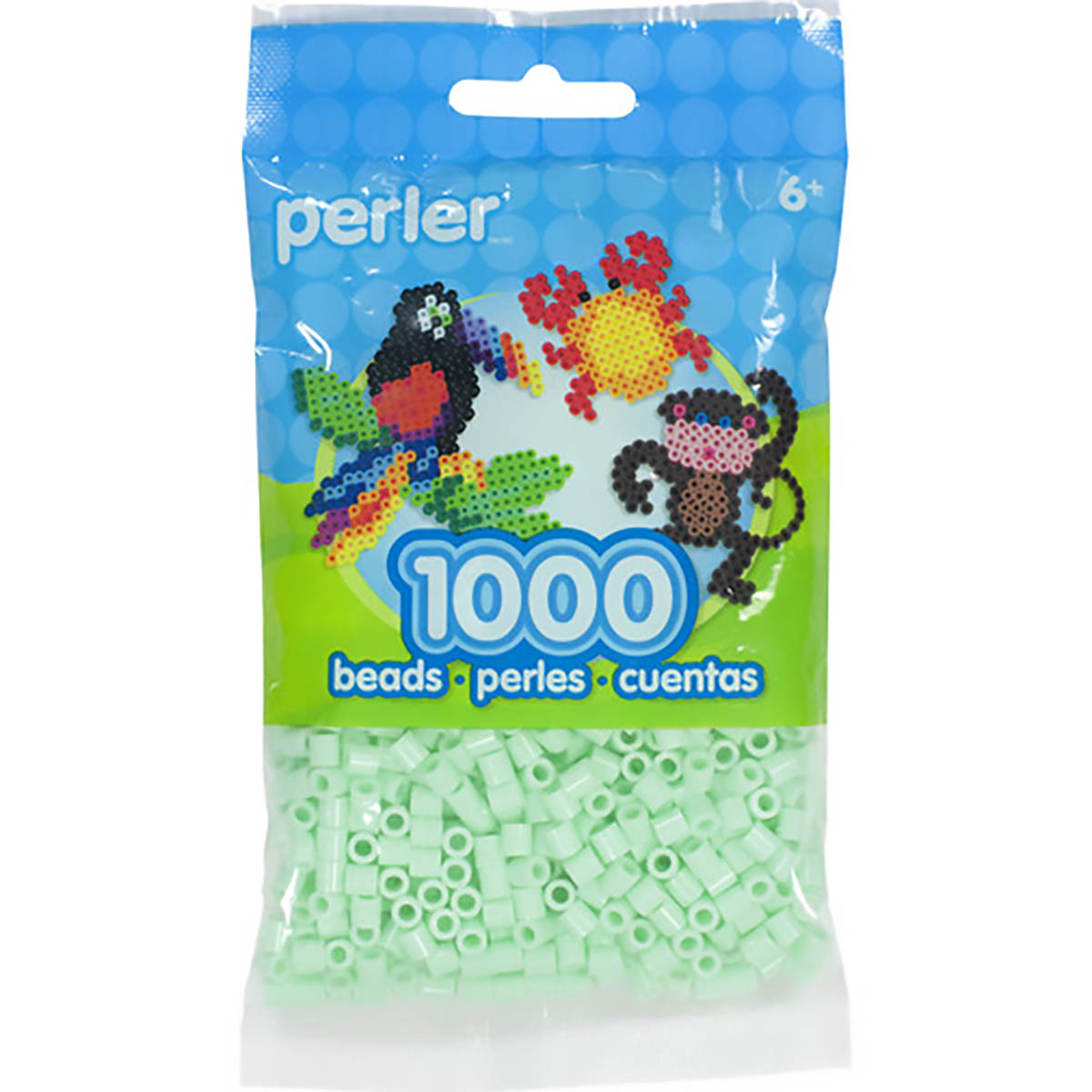 1.000 Perler Beads - Mint