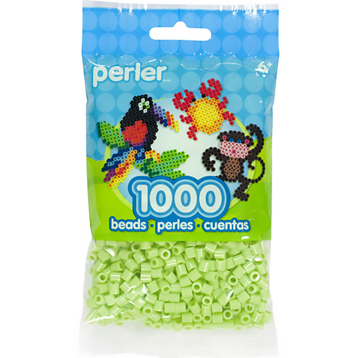 1.000 Perler Beads - Sour Apple