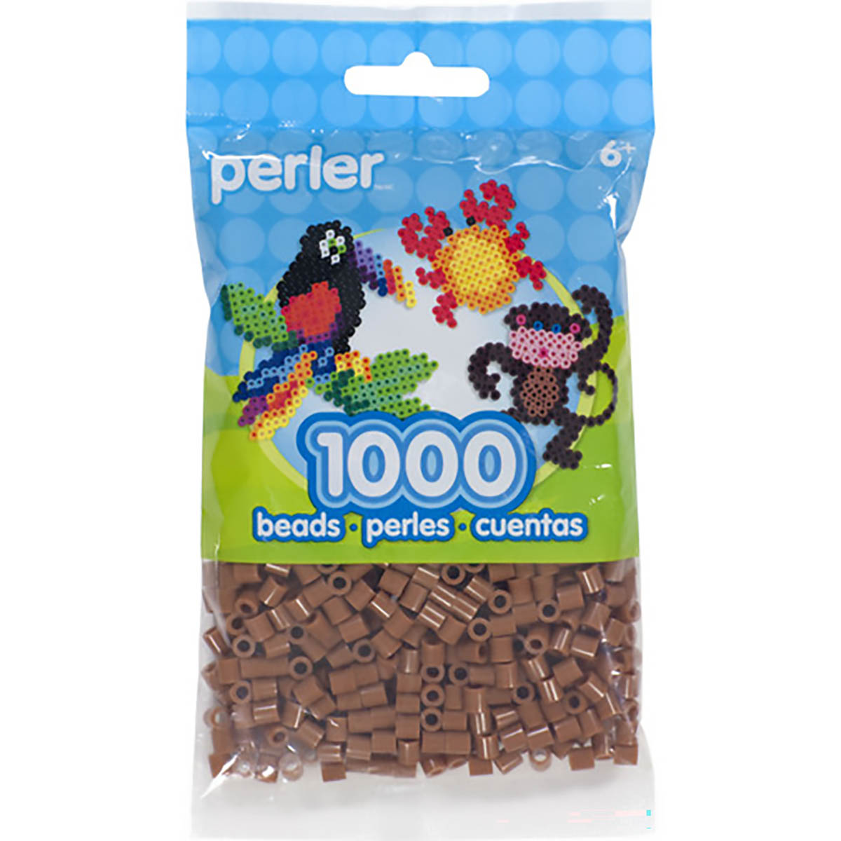 1.000 Perler Beads - Gingerbread