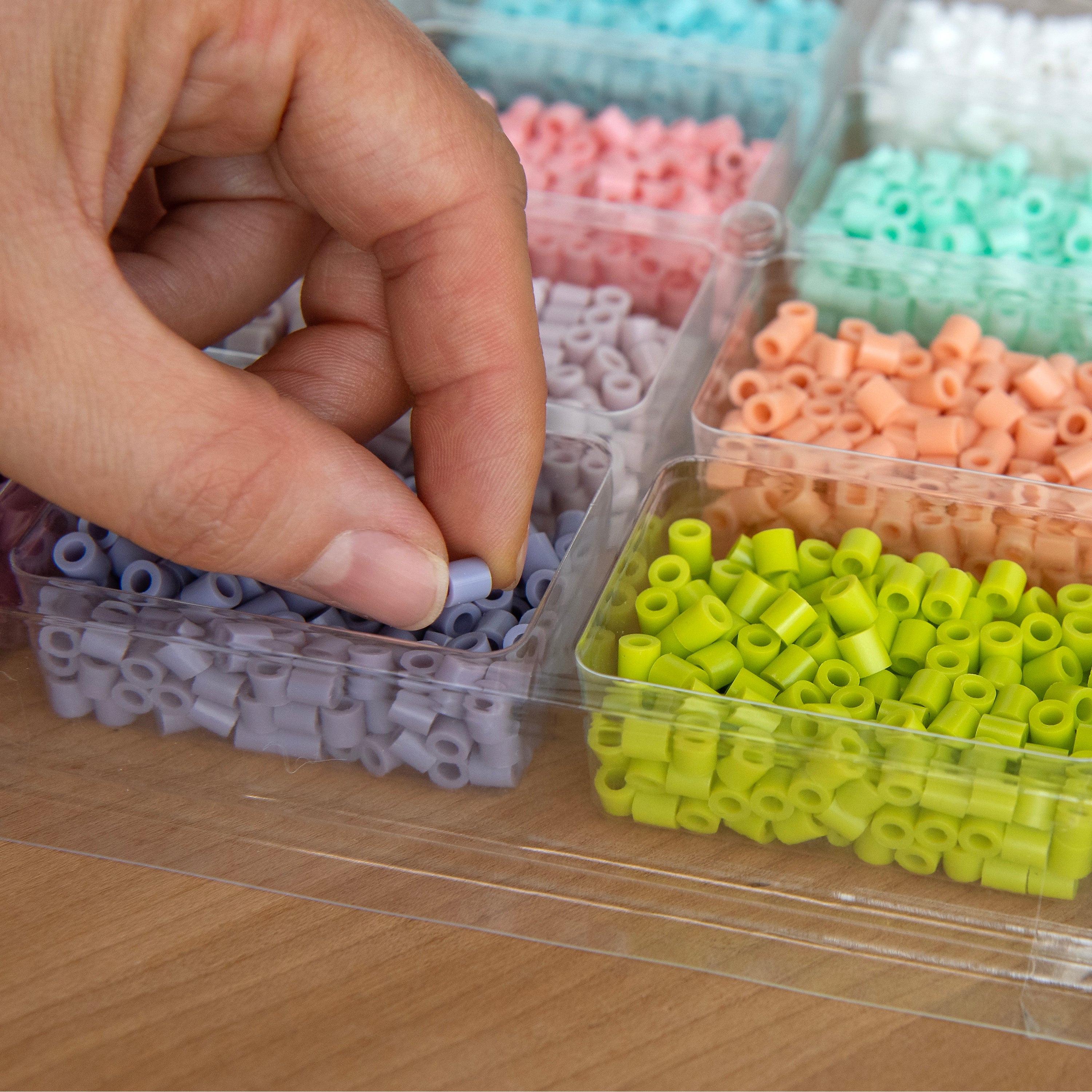 Triple Perler Bead Tray