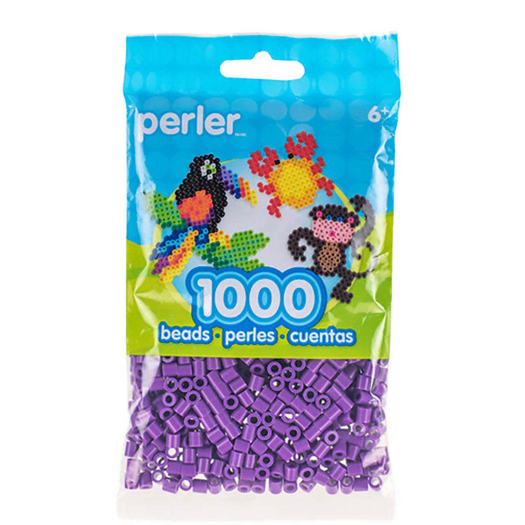 1.000 Perler Beads - Purple