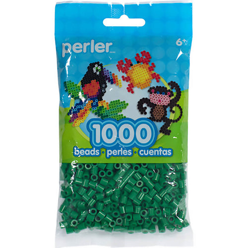 1.000 Perler Beads - Dark Green