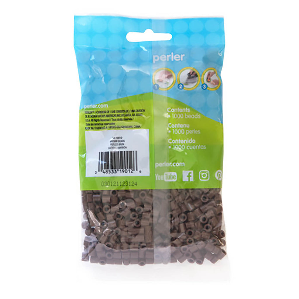 1.000 Perler Beads - Brown