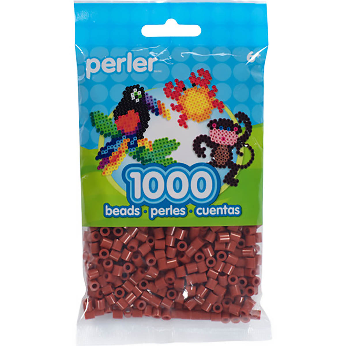 1.000 Perler Beads - Rust