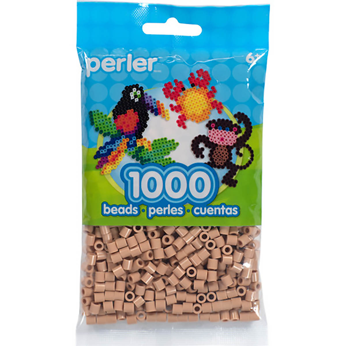 1.000 Perler Beads - Tan
