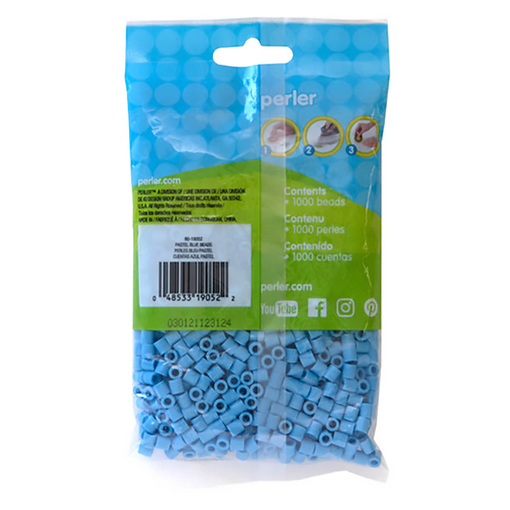 1.000 Perler Beads - Pastel Blue