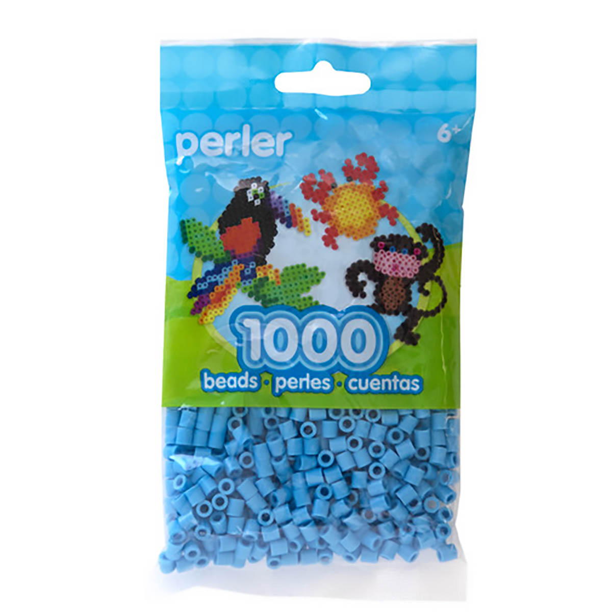 1.000 Perler Beads - Pastel Blue