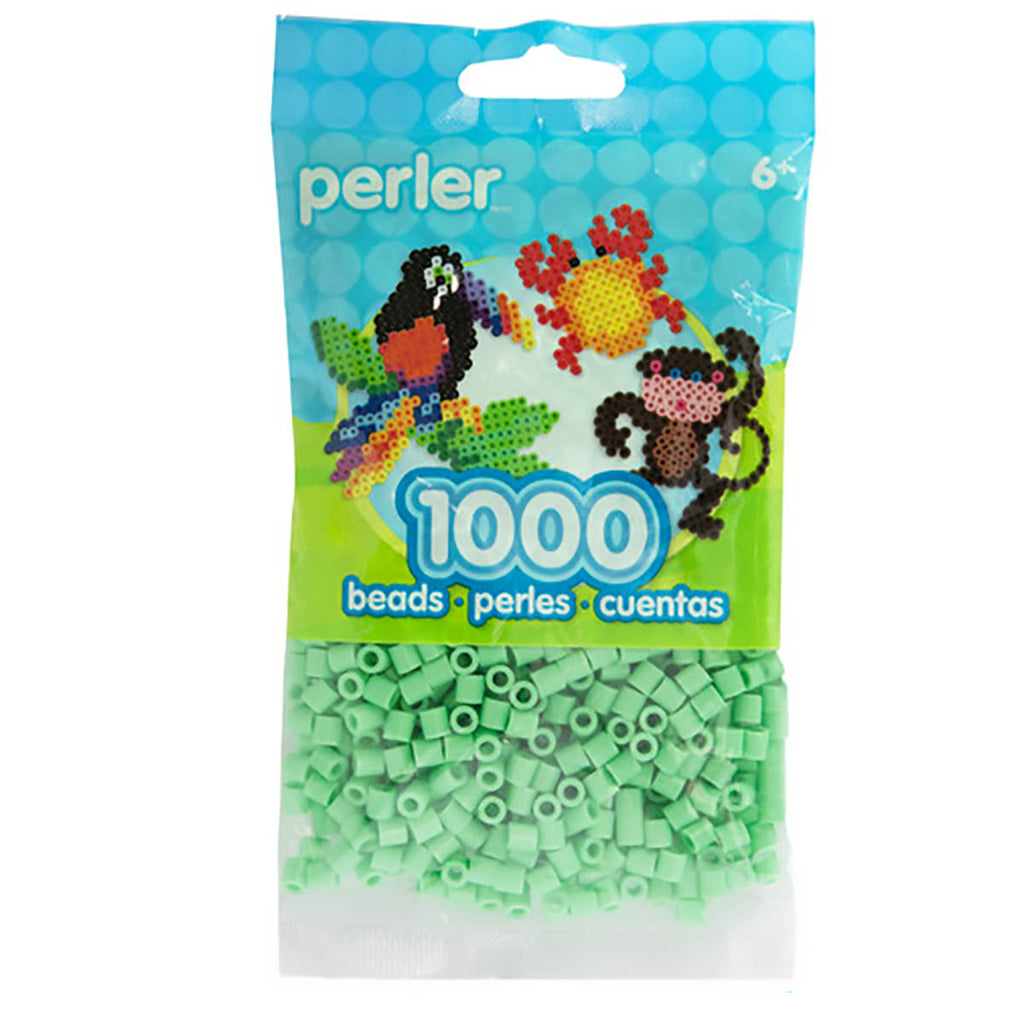 1.000 Perler Beads - Pastel Green