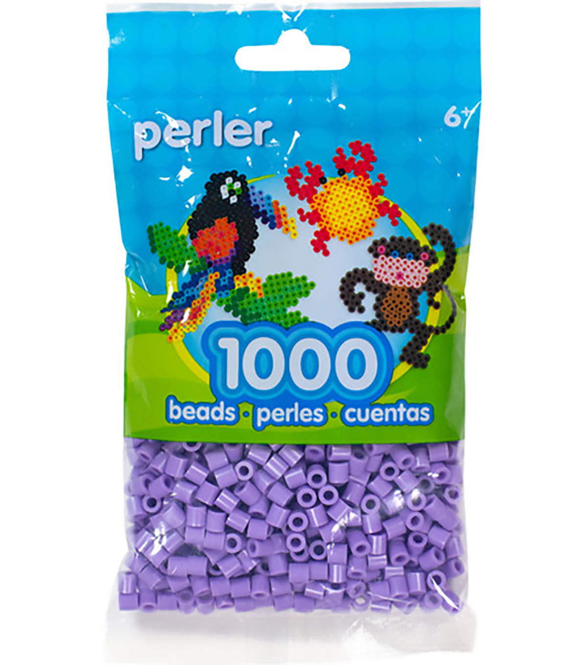 1.000 Perler Beads - Pastel Lavender