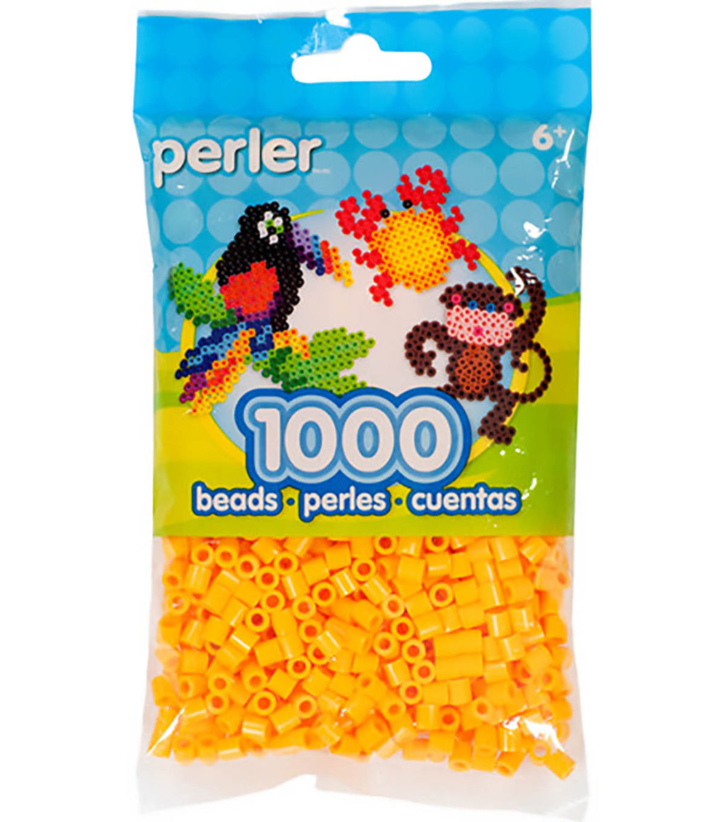1.000 Perler Beads - Cheddar