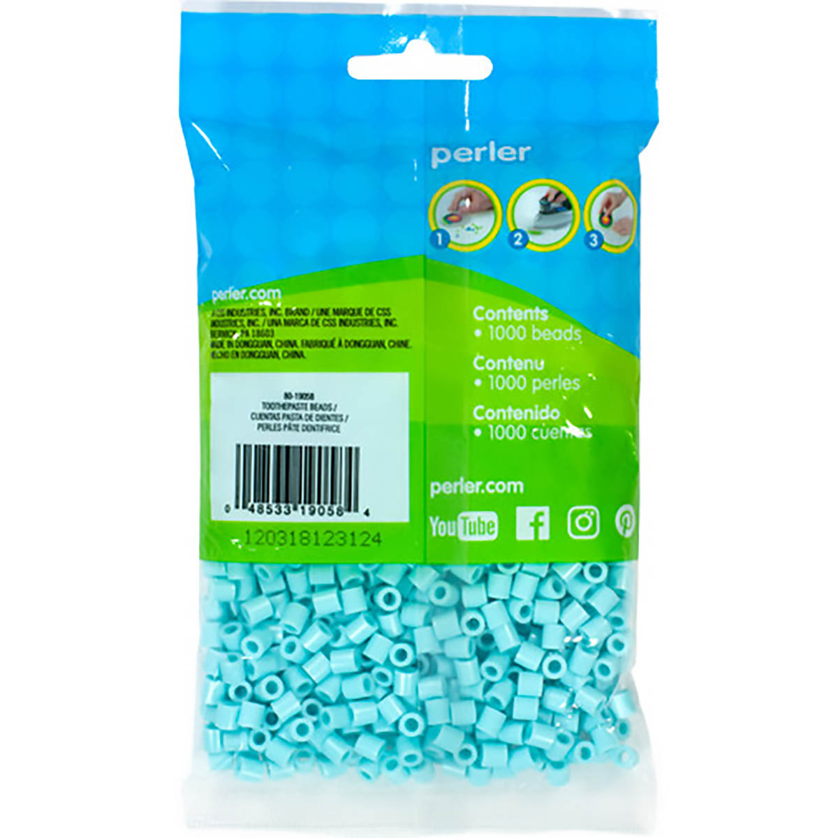 1.000 Perler Beads - Toothpaste
