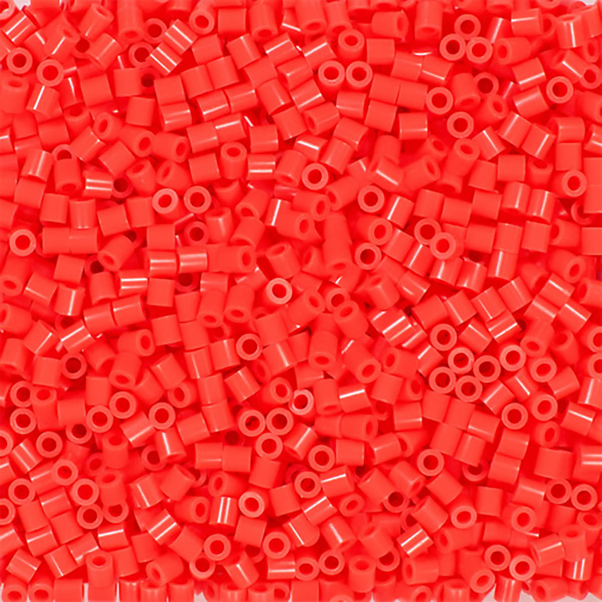 1.000 Perler Beads - Hot Coral