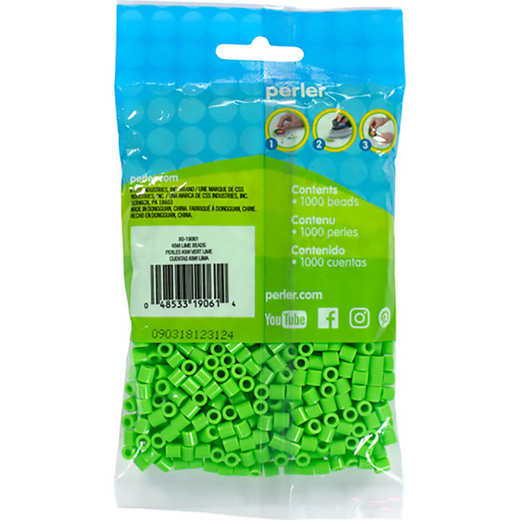 1.000 Perler Beads - Kiwi Lime