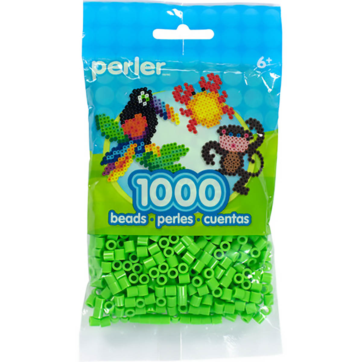 1.000 Perler Beads - Kiwi Lime