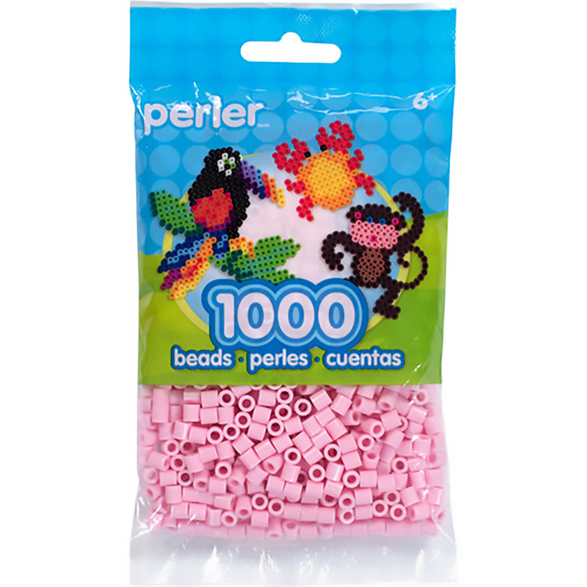 1.000 Perler Beads - Light Pink