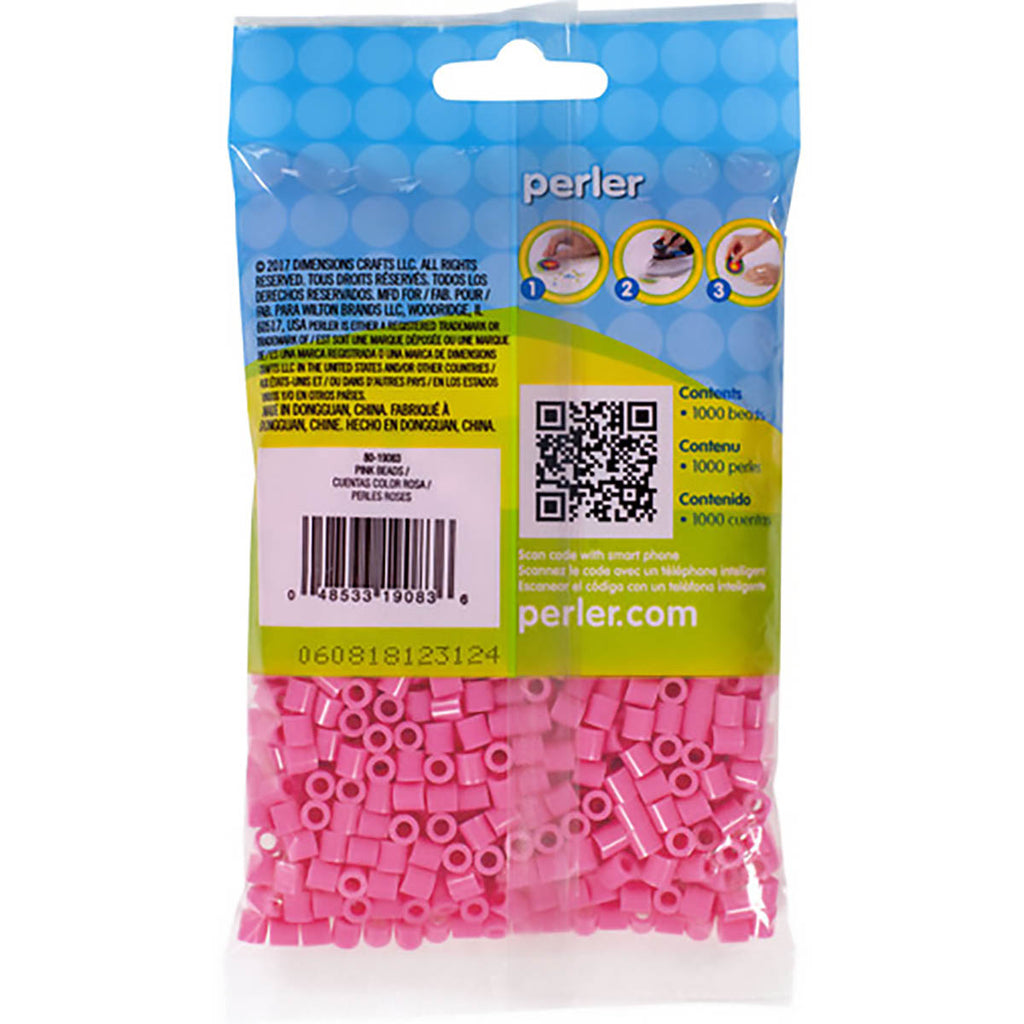 1.000 Perler Beads - Pink