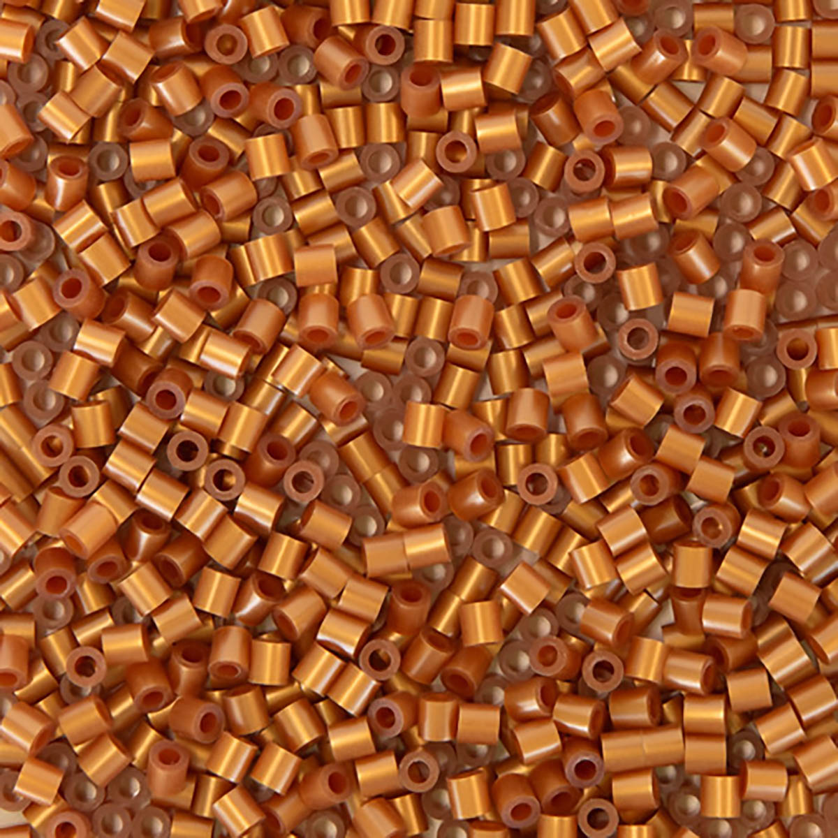 1.000 Perler Beads - Gold Metallic