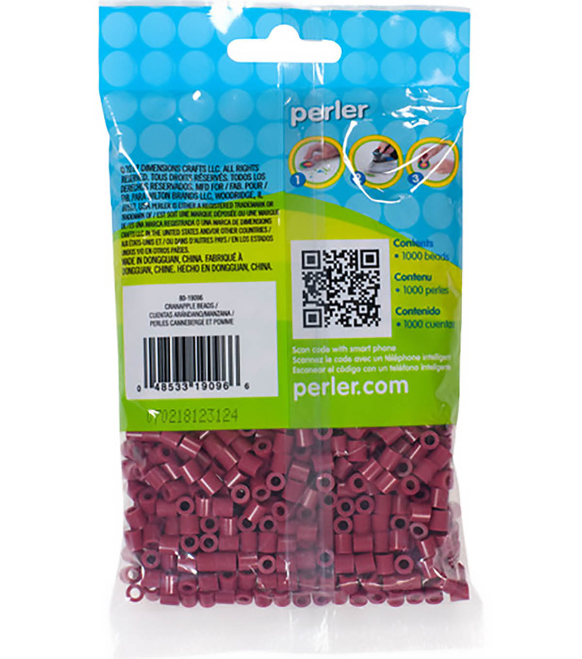1.000 Perler Beads - Cranapple